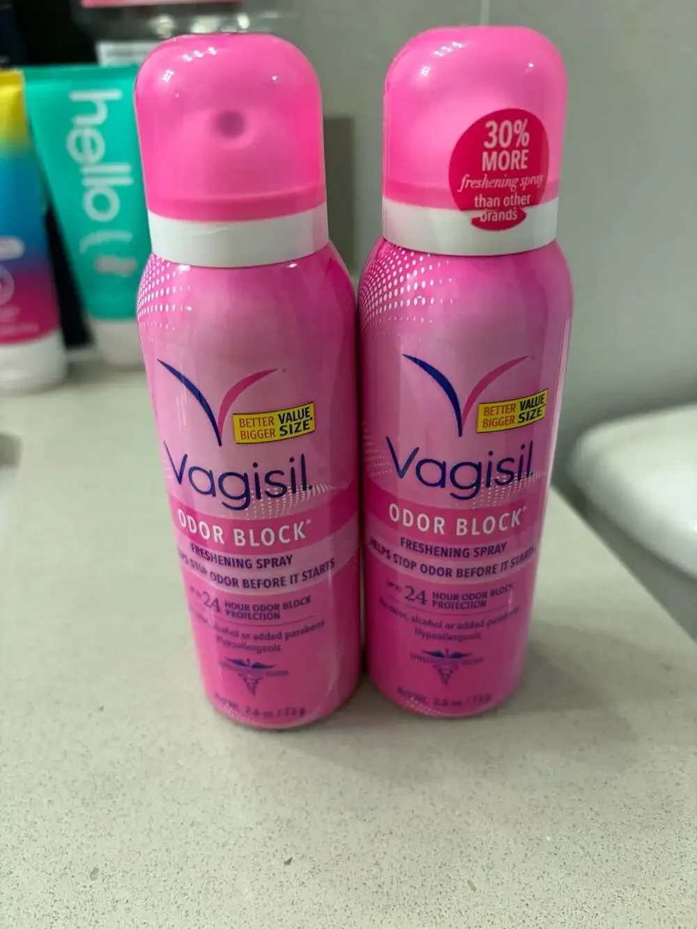 Vagisil Odor Block Daily Freshening Spray, 2.6 oz (Set of 2)